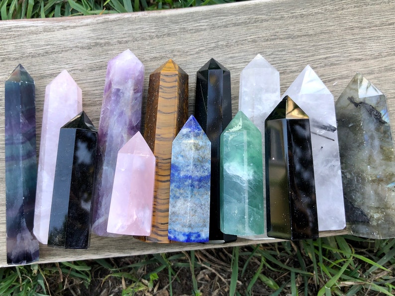 ONE mystery crystal tower, point, obelisk || from witchtok, healing crystals, rare authentic gemstones, ethically sourced 