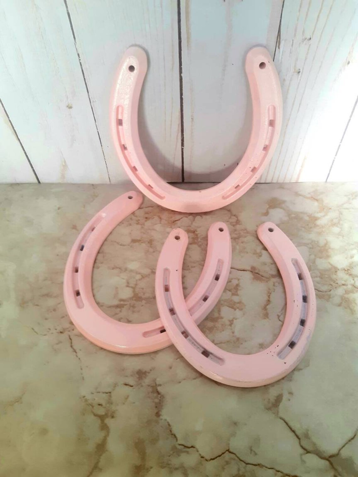 Pink Western Horseshoes Etsy