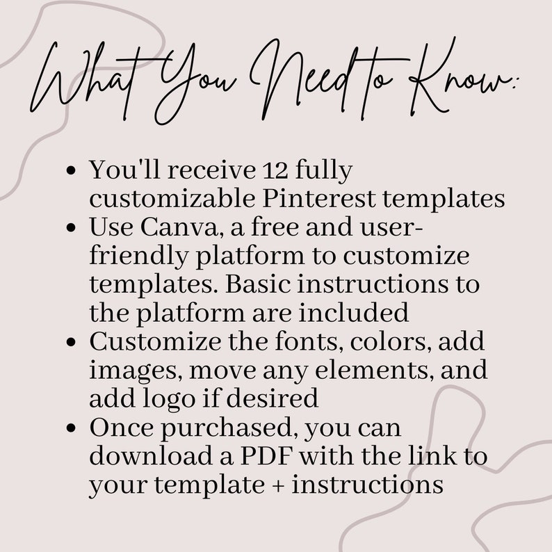 Canva Pinterest Templates, Pinterest Pins, Canva Templates, Feminine Pins, Etsy Product Pins, Pinterest Pin Templates, Etsy Shop image 3