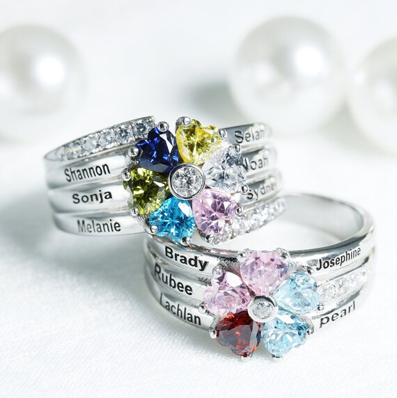 Mother Ring Grandmother Ring Kids Name 