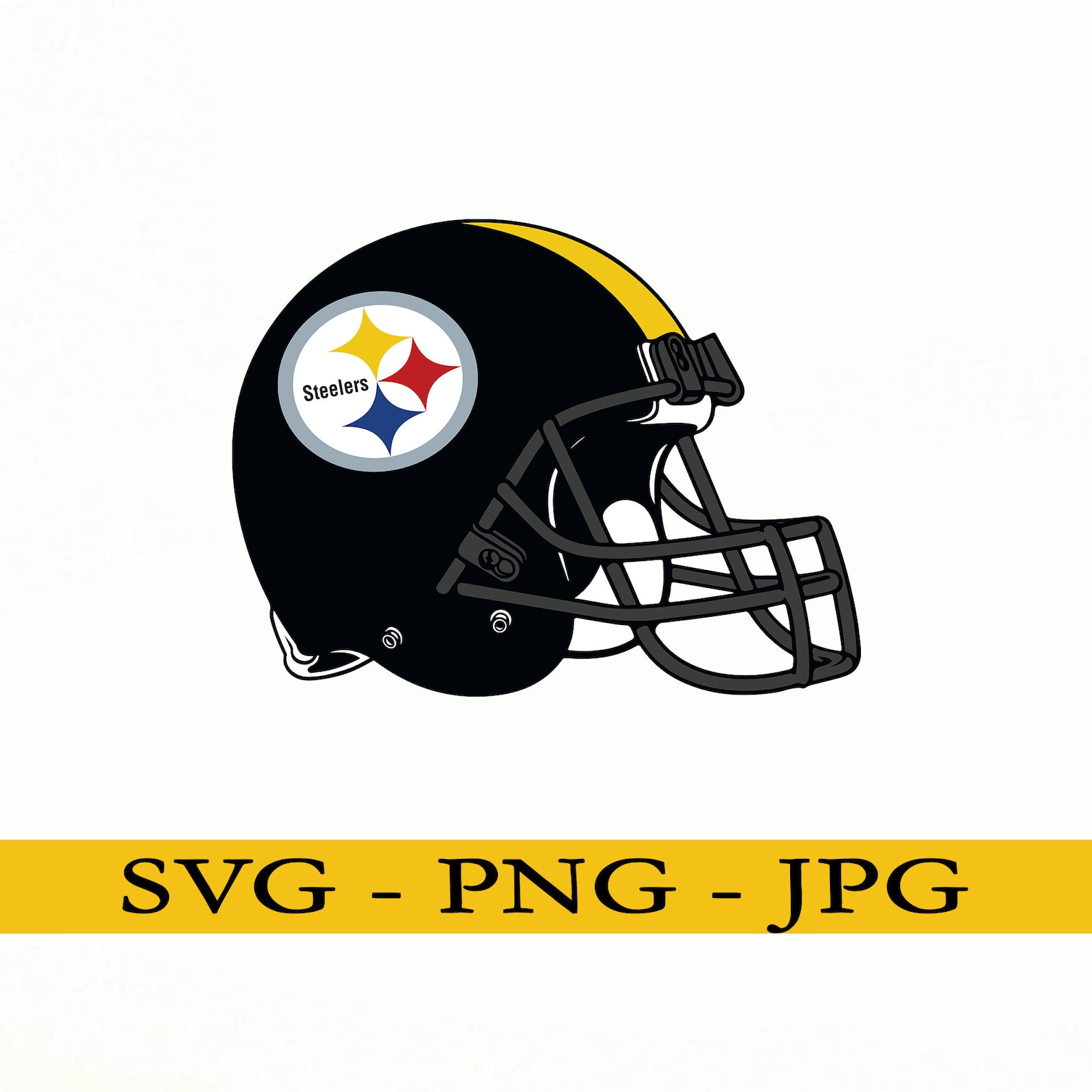Pittsburgh Steelers Helmet Svg NFL Football Logo PNG | Etsy
