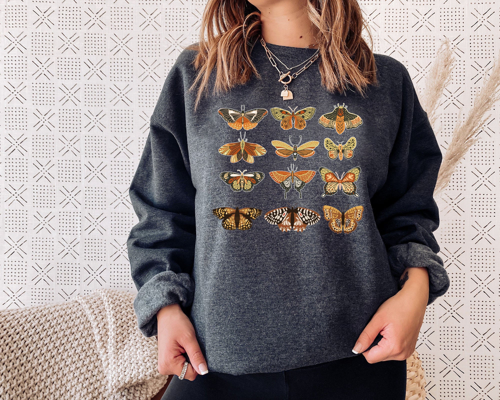 Butterfly Sweatshirt Dark Academia Hoodie Goblincore | Etsy