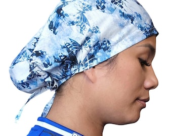 Euro Style Scrub Caps with Elastic Tie-Back[ Surgical Hat | ER | Nurse | Dental ] By V Scrub Caps
