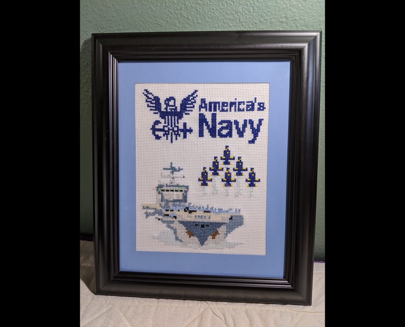 America's Navy cross stitch Digital Download PDF pattern Etsy