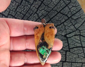 Douglas Fir burl pendant