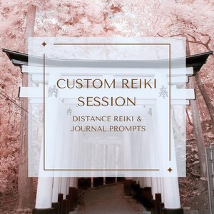Custom Distance Reiki Healing Session | Journal Prompts Included | Set Your Own Intention | Spiritual Growth and Development | Self Care
