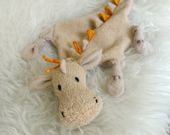 Neu im Shop!!! Kuscheltier Schnullerdrache Drache Schnuffeltuch Schmusetuch Schnullertier