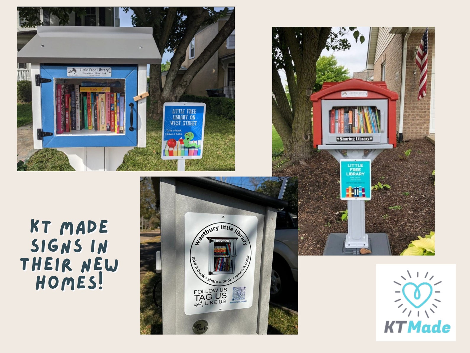 Little Free Library Metal Signs Custom Signs FREE - Etsy
