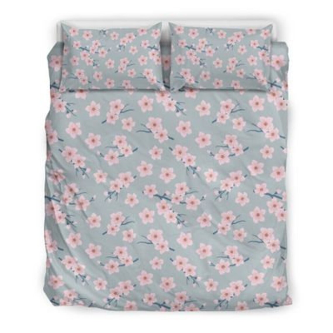 Japanese Sakura Cherry Blossom Bedding Set 16 flower duvet Etsy