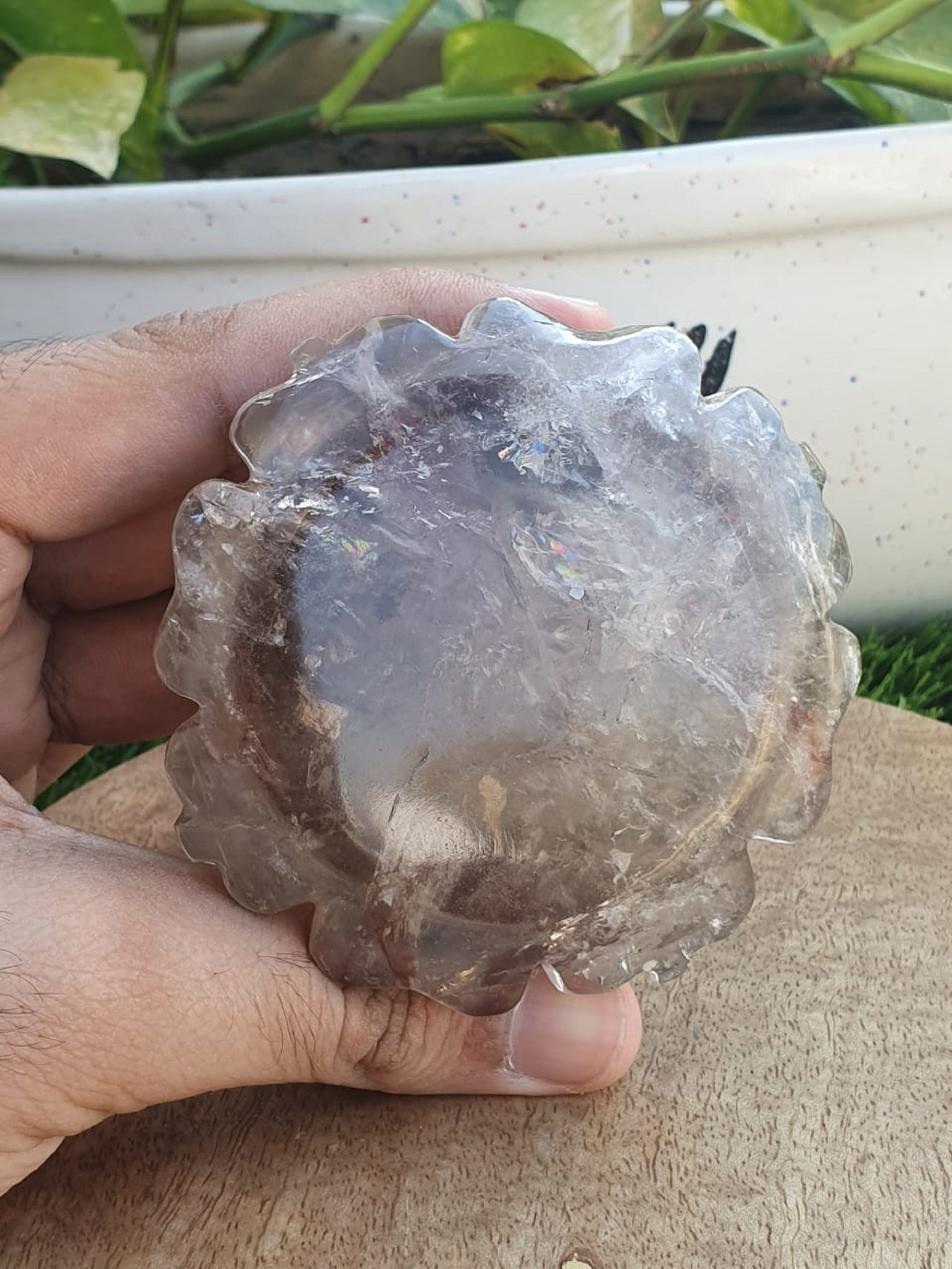 Smoky Quartz Gemstone Candle Holders Etsy Sweden