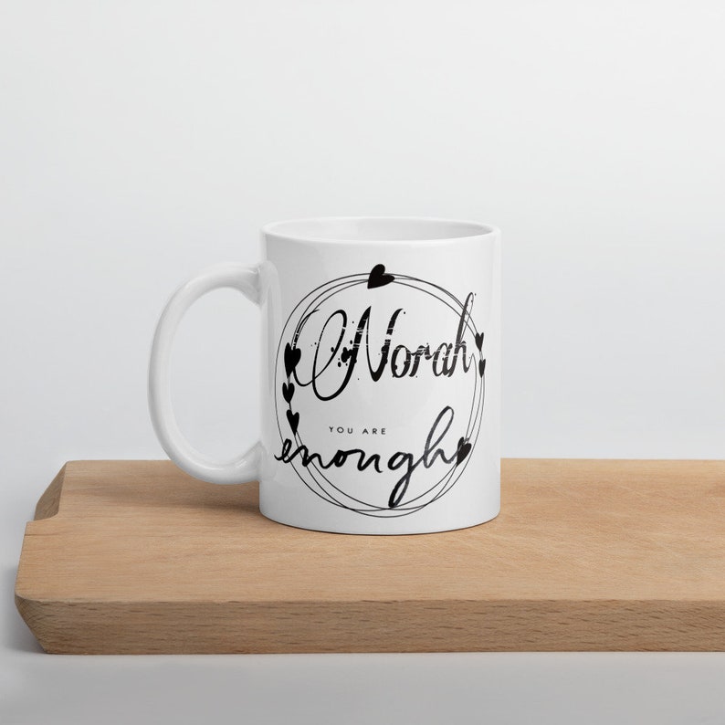 Personalized you're Enough Mug Etsy