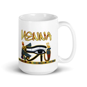 Ancient Egyptian Personalized hieroglyphic Name Mug