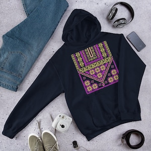 Palestinian Embroidery-printed Hoodie