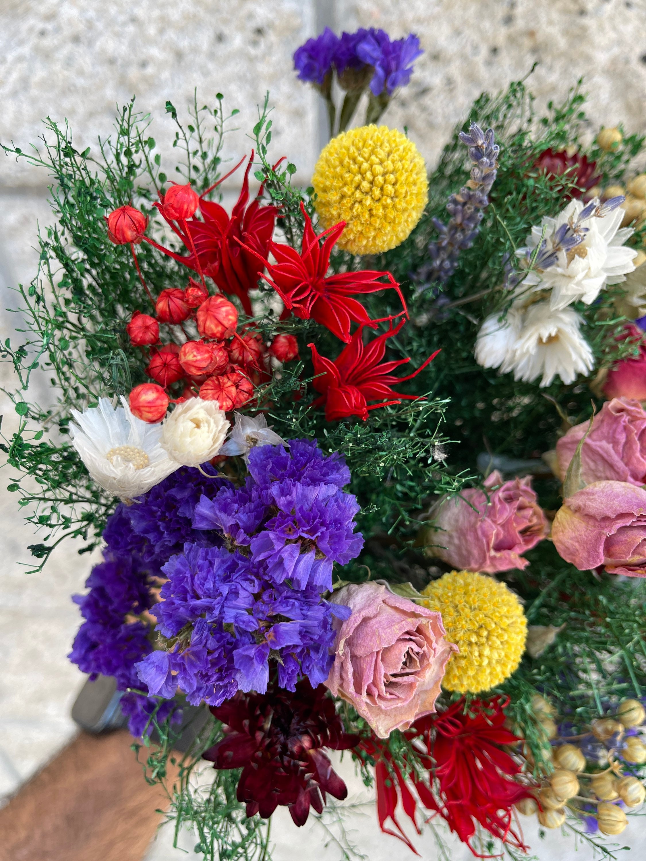 Eternal Dried Flower Bouquet // Natural Flowers //dried Flower Etsy