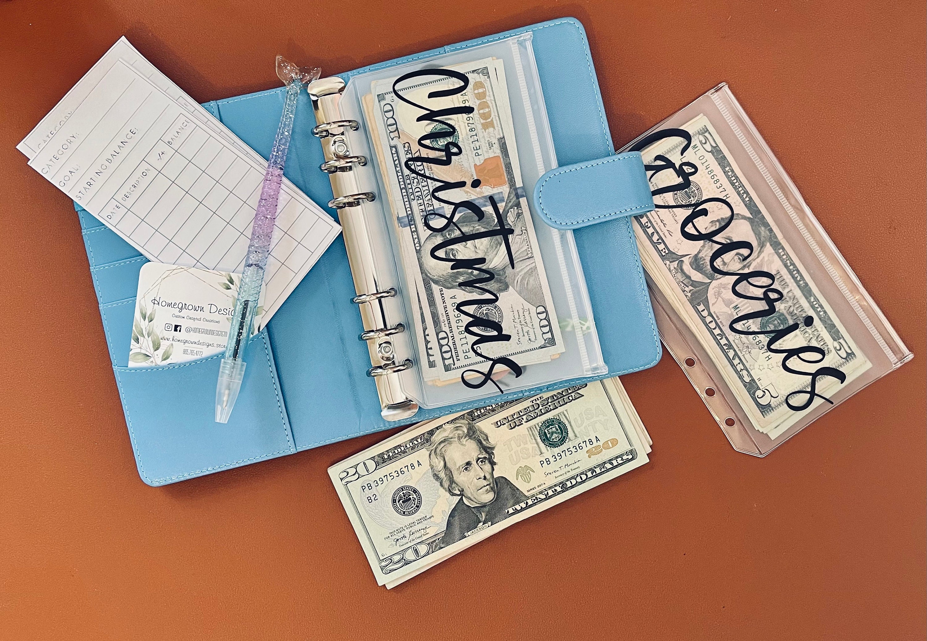 A6 BUDGET BINDER Money Binder Cash Envelopes Budget Etsy 日本