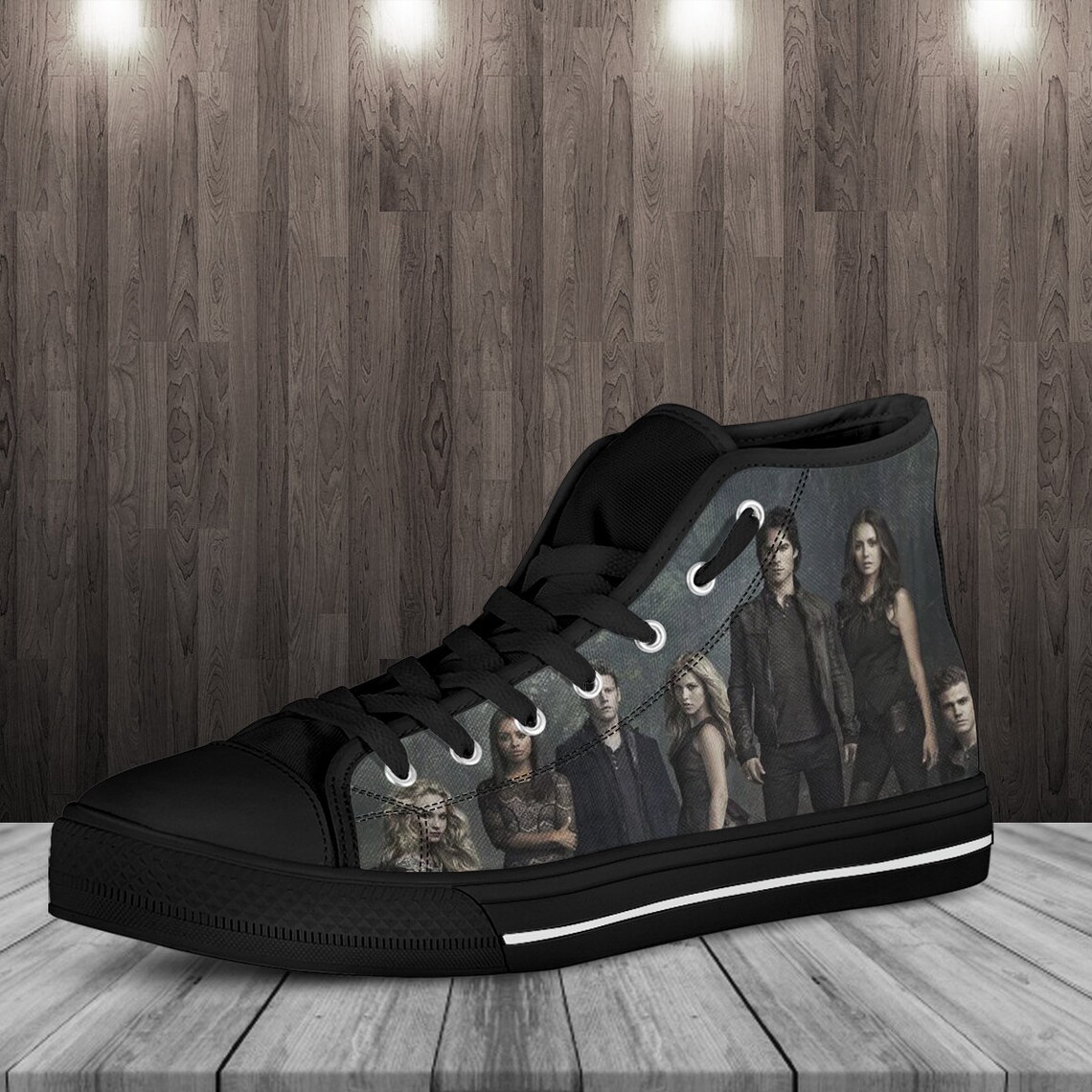 The Vampire Diaries Custom Shoes The Vampire Diaries Hightop Etsy