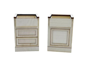 The Cabinet Collection - 2 Inch Apron Front Sink Base Cabinet with Drawers or Doors