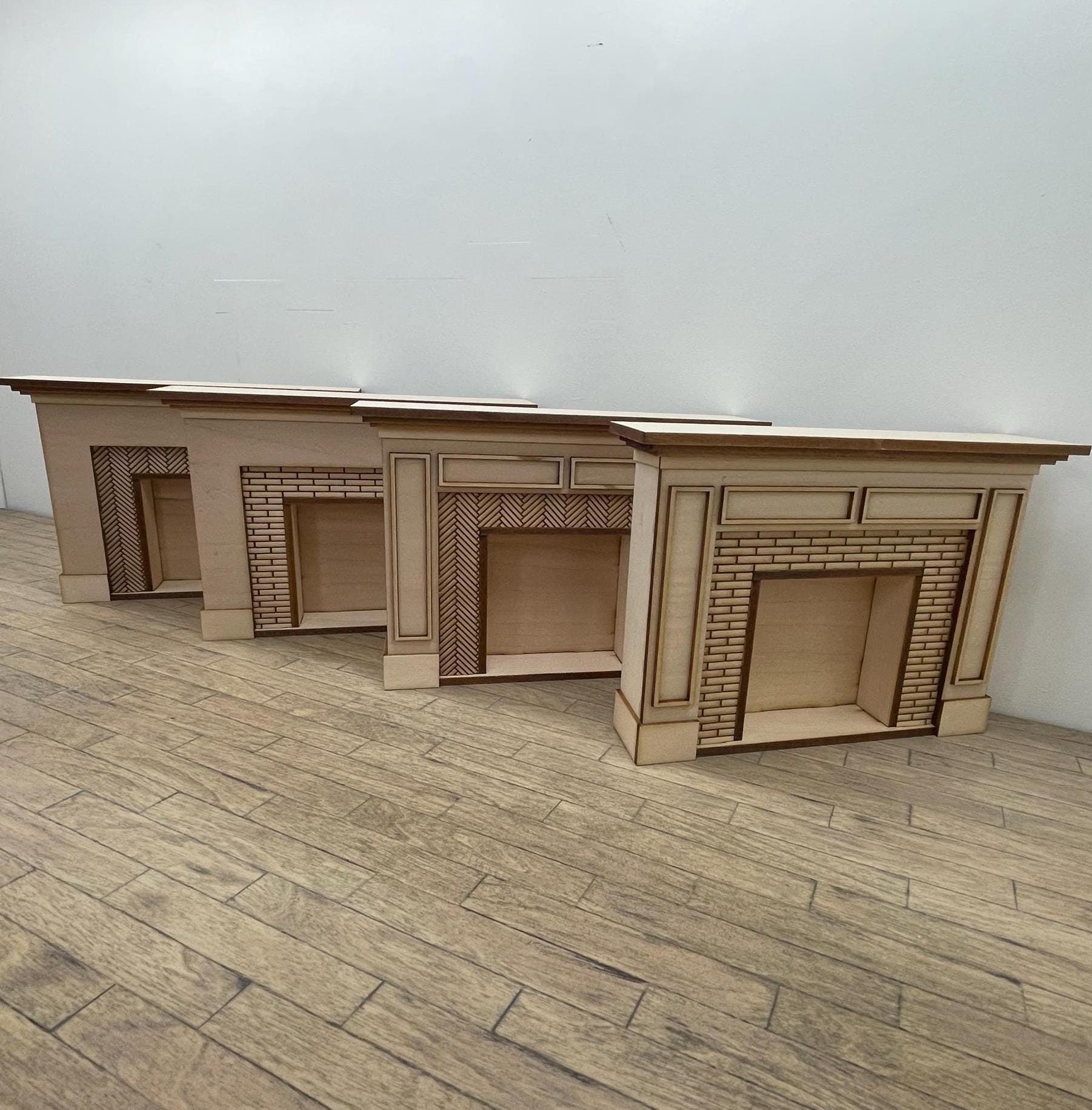 SA-Dolls House Kaminholz Für Puppenhaus – 1:12 Maßstab, Holzfarbene Holzstücke, Ca. 2,5 Cm Lang