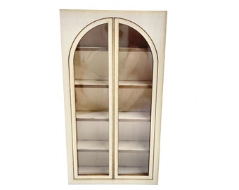 The Cabinet Collection - 3 Inch Arch Door Upper Cabinet - Extra Tall