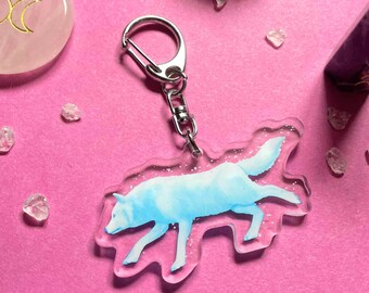 Wolf Keychain Fantasy Accessory Bag Backpack Charm