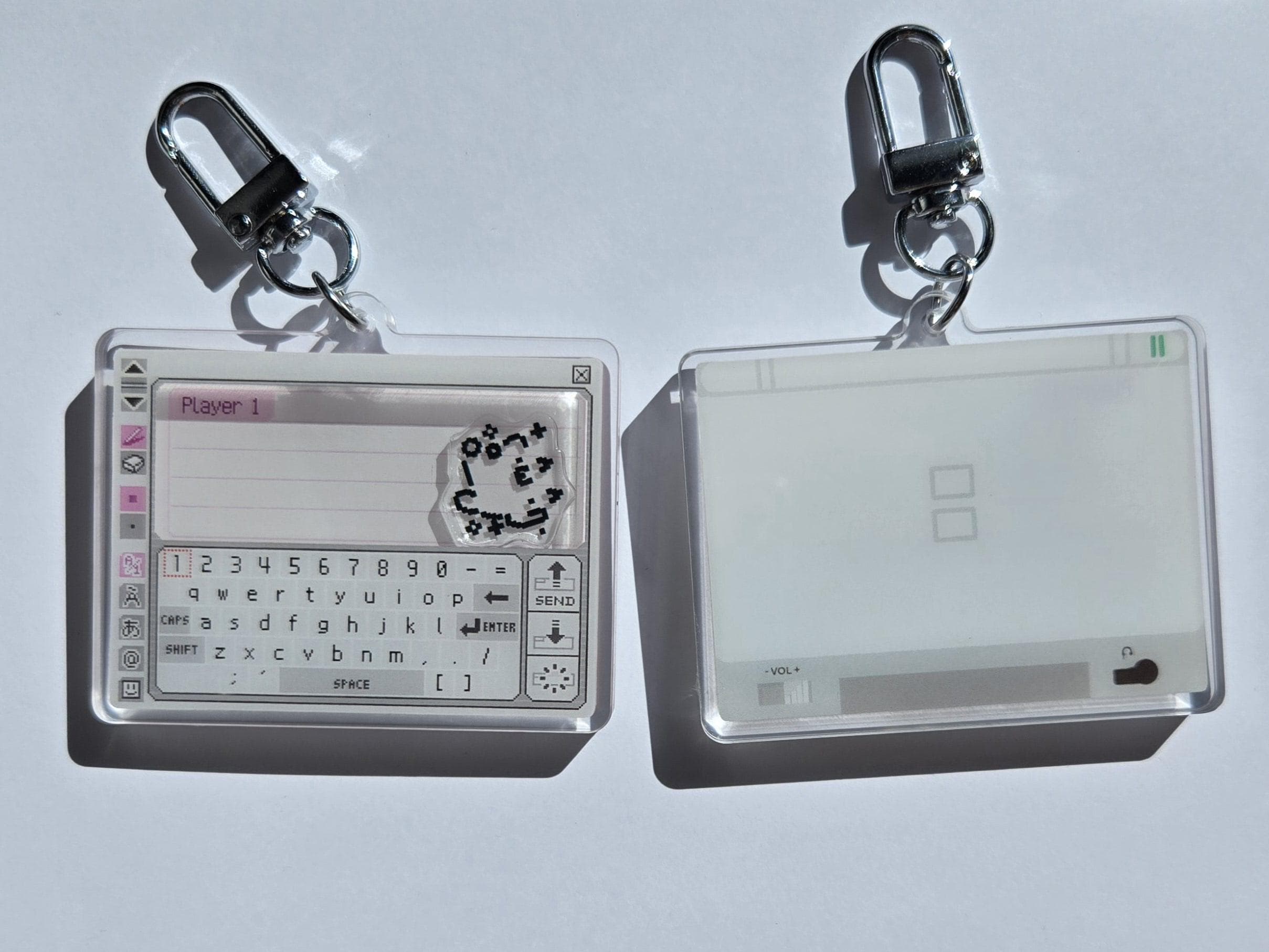 PICTOCHAT Shaker Keychain - Etsy
