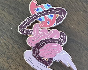 ANGEL SERIES: Intestines Angel Enamel Pin