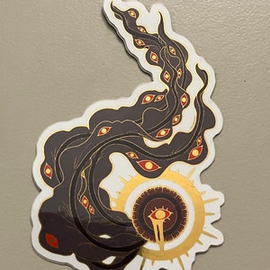 3 inch Stygiomedusa Gigantea Angel Sticker