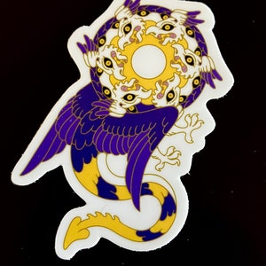 3 inch Hydra Angel Matte Sticker