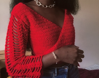 Crochet Top Pattern Crochet Wrap Top 