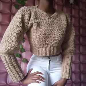 Puff sleeve sweater Etsy M xico