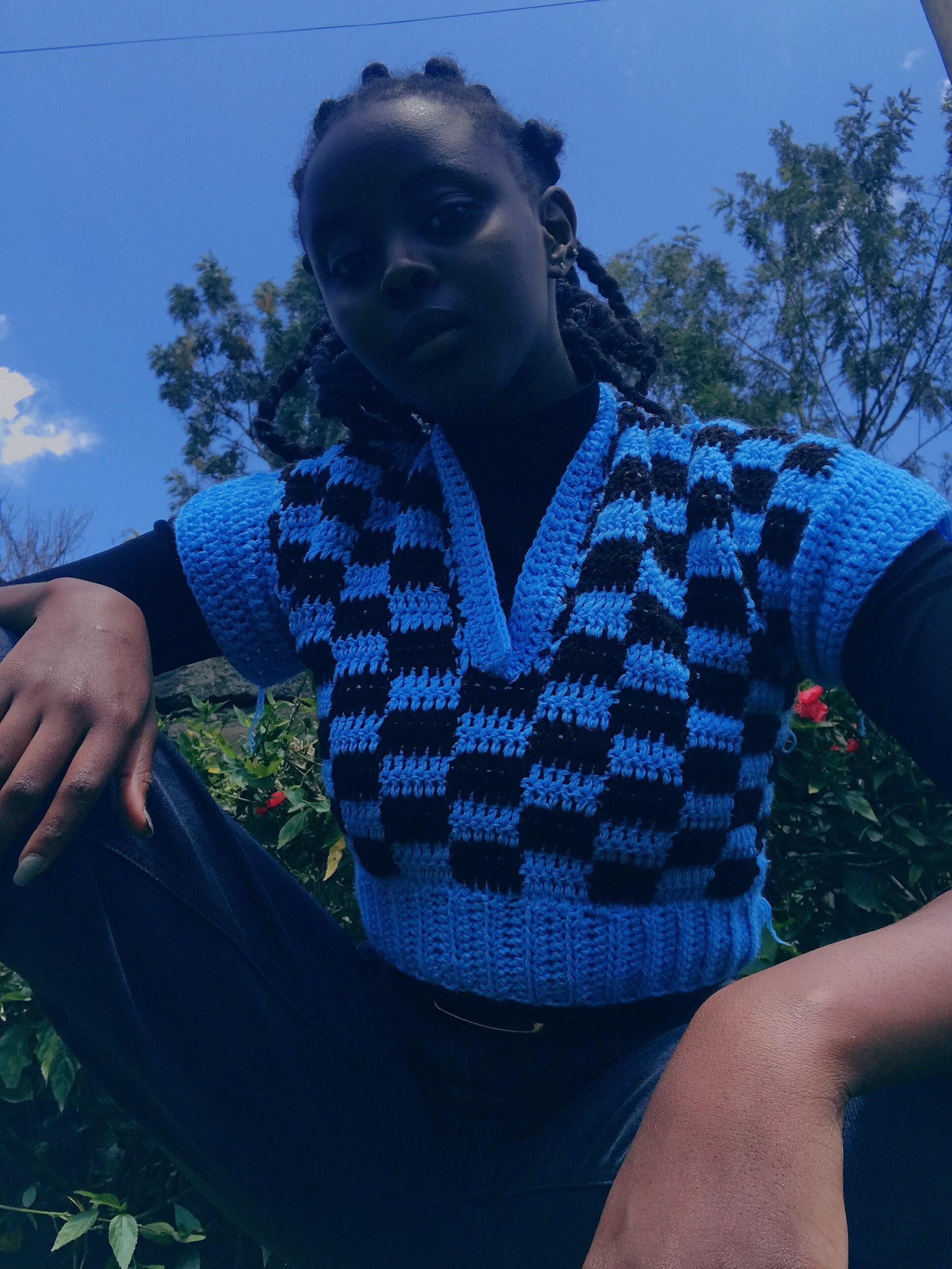 CHECKERBOX CROCHET PATTERN Crochet Checkered Vest Top | Etsy