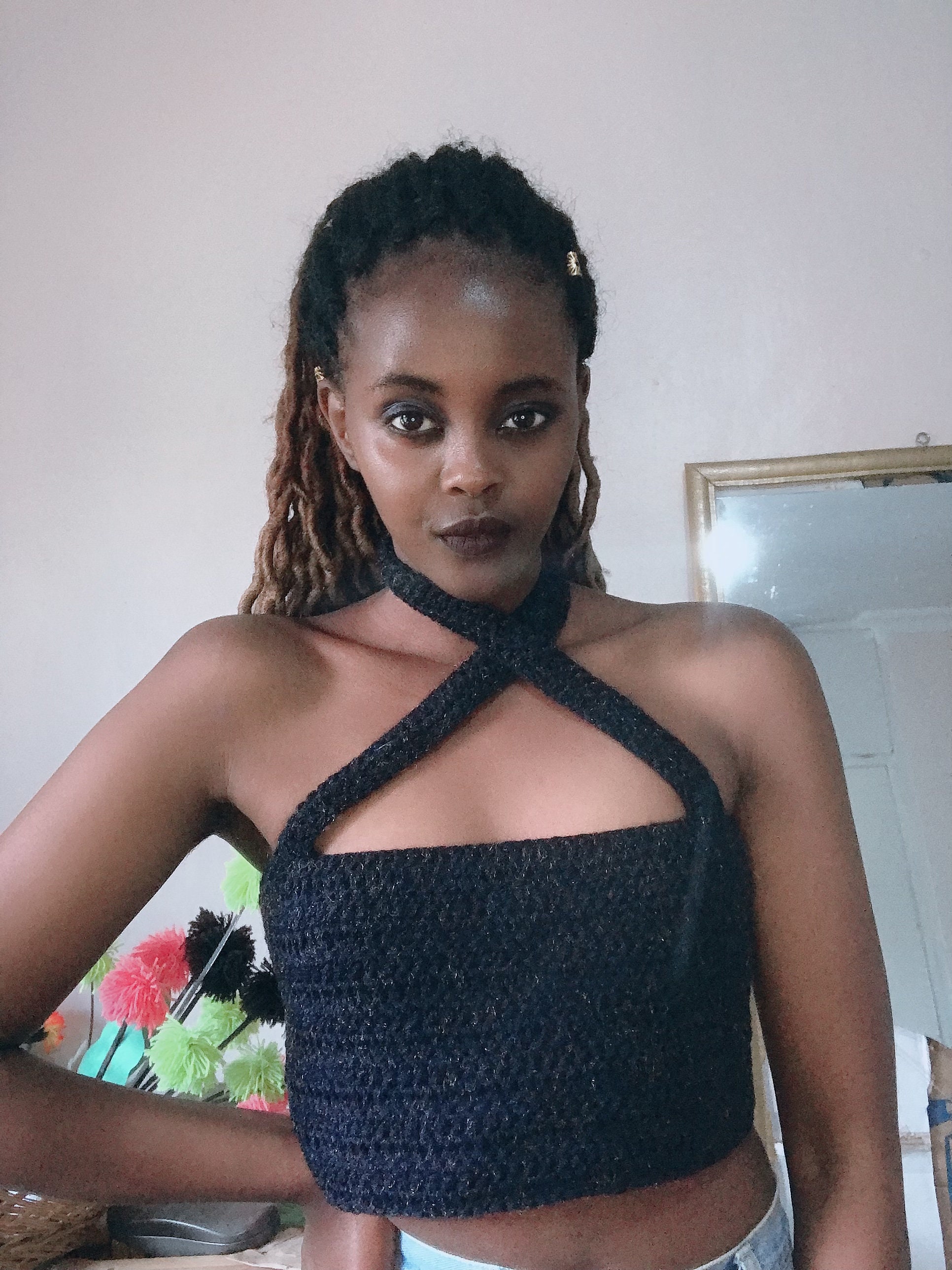 Mariyah Crochet Top Criss Cross Crochet Top Crochet Tube Etsy