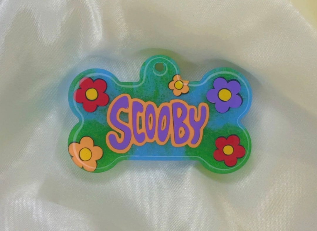 Scooby Doo Dog Tag Custom Dog Tag Personalized Custom Pet Etsy