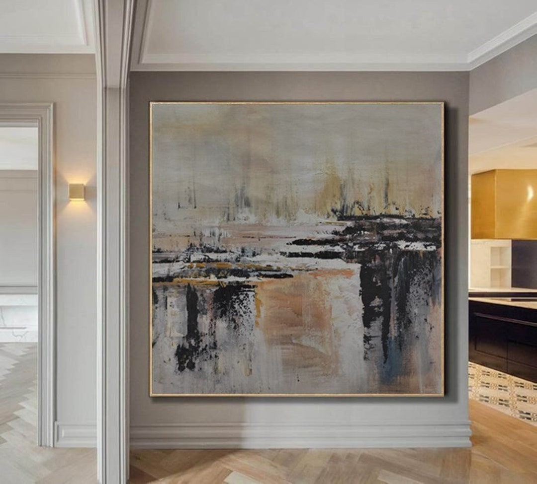 Large Original Abstract Oil Painting, Contemporary Art, Handpainted