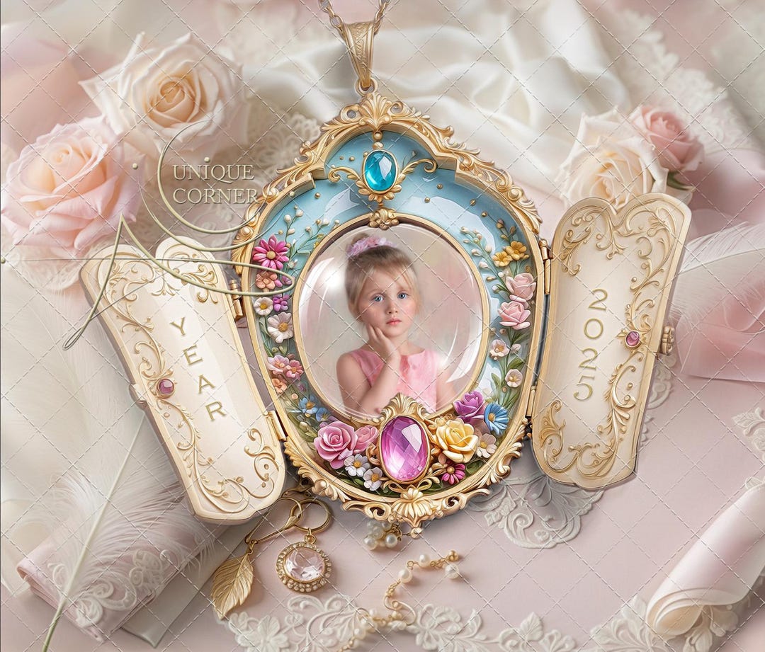 4 Pack Glamourous Locket 2025 Calendar With Separate Overlays Il 1080xN.6530630553 H46s