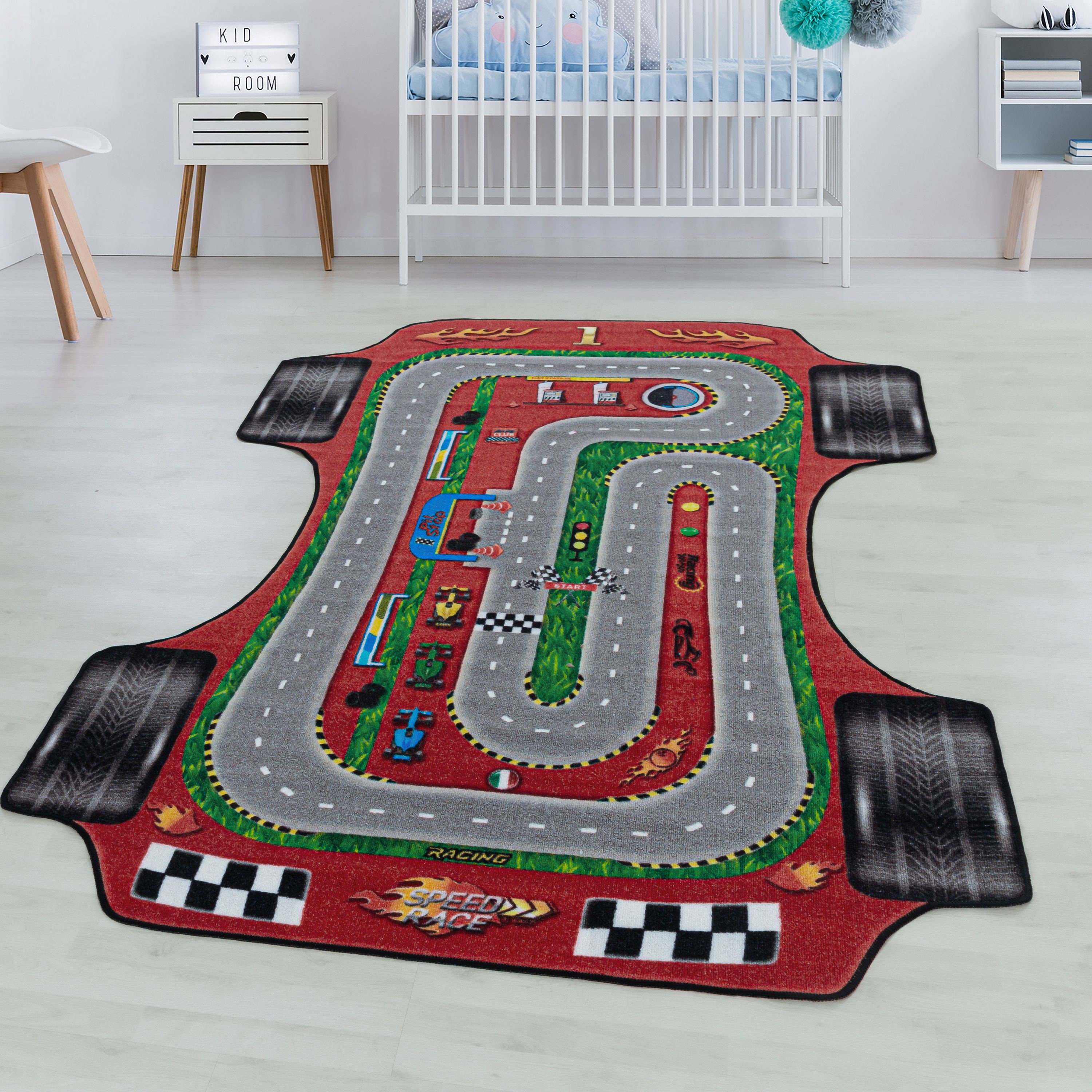 Kinder frühe Bildung Cartoon Auto Track Teppich Fußmatte Krabbeln Teppich  Spiel Matten rutschfeste Pads