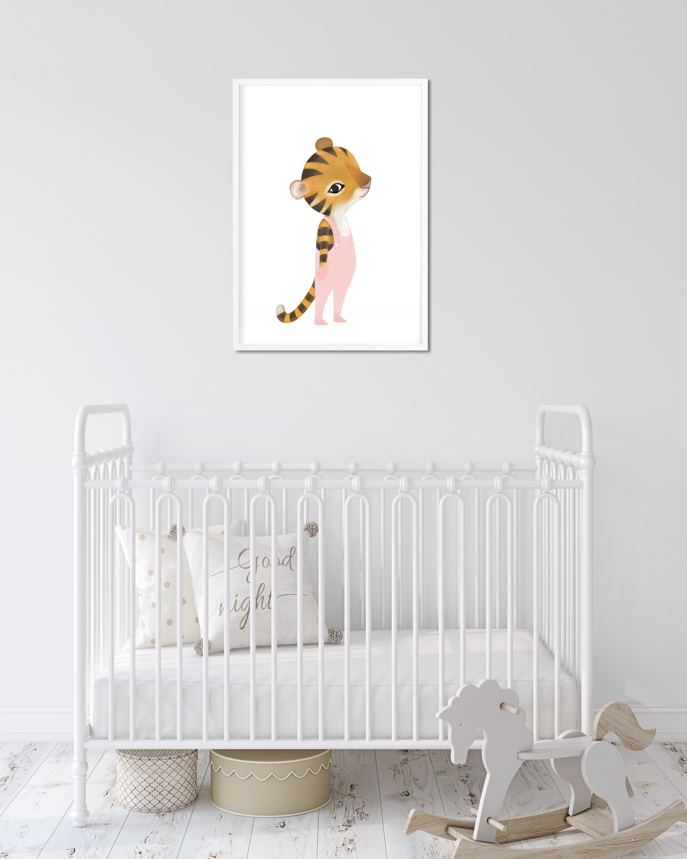 Tiger Printable Baby Tiger Printable Pink Tiger Nursery - Etsy