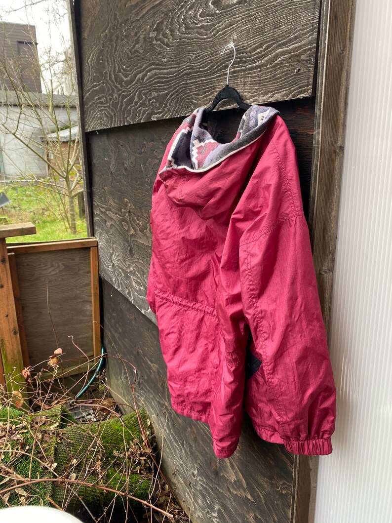 Vintage Reversible Southwestern Windbreaker Coat