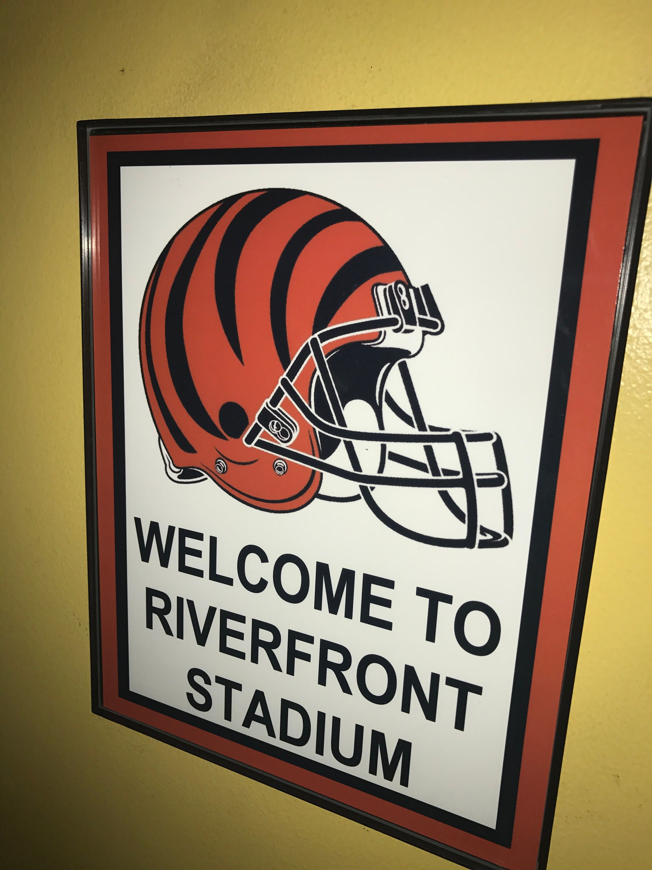 Cincinnati Bengals Football Throwback Stadium Bar Man Cave Bar Etsy