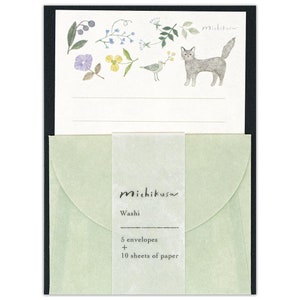 Michikusa Mini Japanese Letter Set - Made in Japan - Japanese Stationary