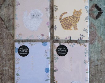 Japanese Long Envelope - Miyuki Matsuo - Made in Japan - Japanese Stationary