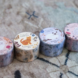 Japanese Wide Washi Tape - Miyuki Matsuo - Made in Japan - Japanese Stationary