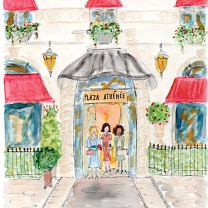 French Hotel Print | Paris Hotel Art