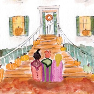 Hocus Pocus Painting / Sanderson Sisters Halloween Painting image 4