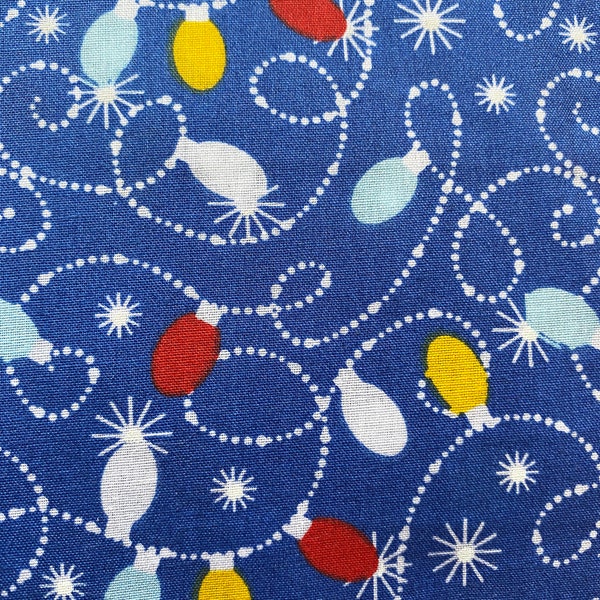 Blue Christmas Fabric Etsy UK