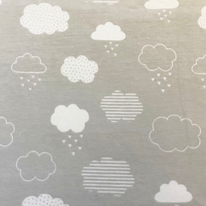 Cotton Jersy - Grey Clouds