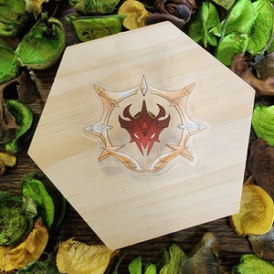 Genshin Enjou Acrylic pin