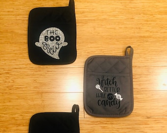 Halloween Pot Holder Pack de 4