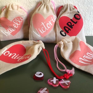 Bolsa de regalo de San Valentín personilizada, Bolsa de caramelos para estudiantes, Regalos para niños Vday, Regalo de San Valentín para maestros, Juego vday para niños, Apto para alérgicos