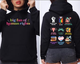 人権スウェットシャツ、人権パーカーの大ファン